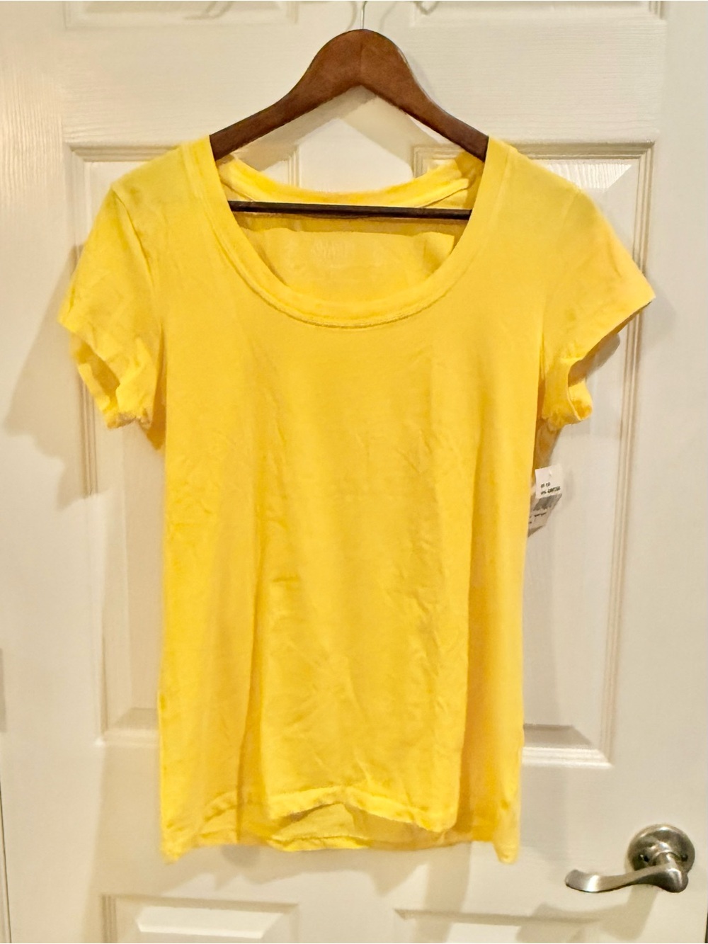 Allison Brittney Short Sleeve Tee in Bright Yellow NWT